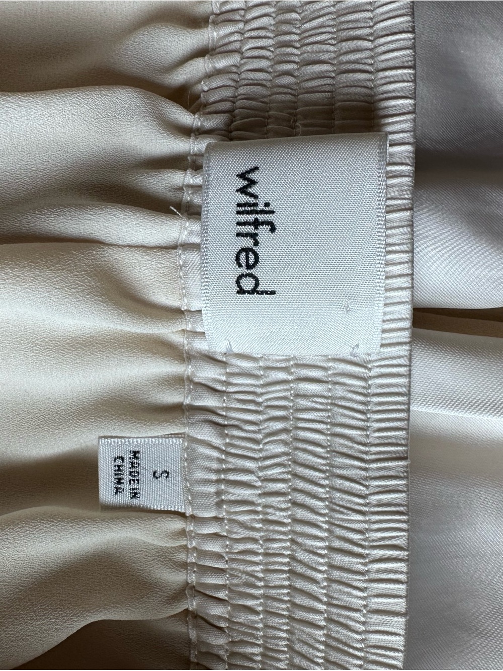 Wilfred White Half Slip Skirt - Picture 3 of 4